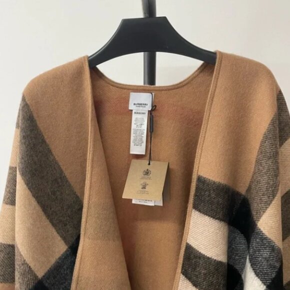 Burberry Tan and Black Checkered Wrap - Picture 3 of 8